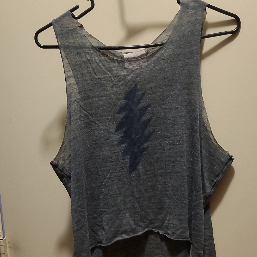 Chaser Blue-Gray Tank Top